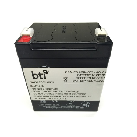 BATTERY TECHNOLOGY Replacement Maintenance-Free, Sealed Lead Acid Ups Battery Kit For RBC45-SLA45-BTI
